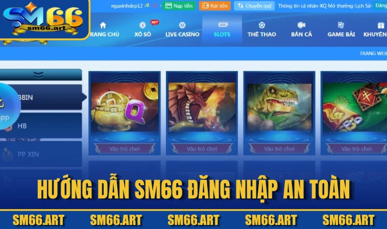Hướng dẫn SM66 đăng nhập an toàn