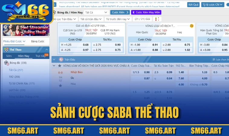Sảnh cược SABA thể thao